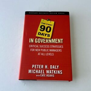 “The First 90 Days” In Government Book